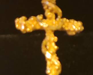 14K cross 