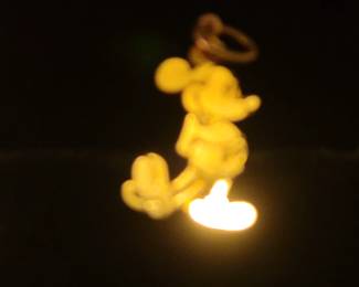 14K Mickie Mouse pendant 