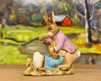 Beswick Benjamin Bunny and Peter Rabbit Figurine	#2509 BP-3B