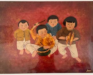 Artwork signed by artists