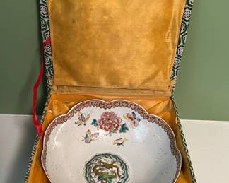 Vintage eggshell porcelain bowls