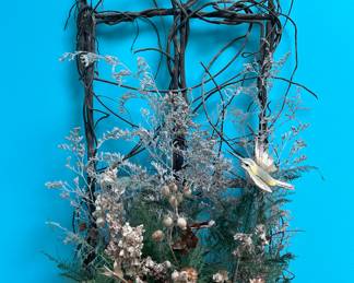 Vine floral wall art