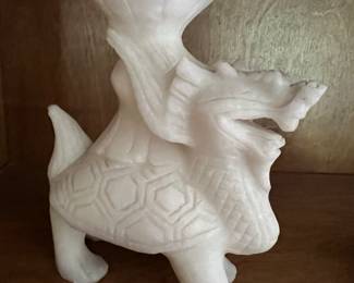 Alabaster dragon