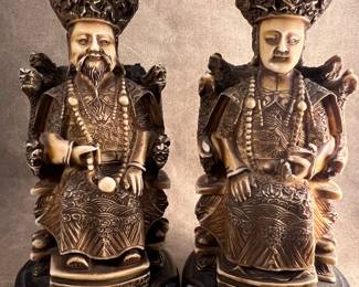 Tall resin figurines