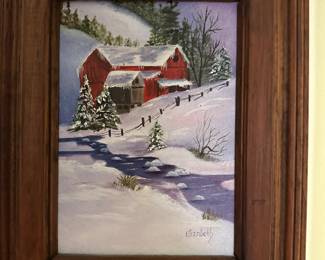 Signed Oil by Elizabeth