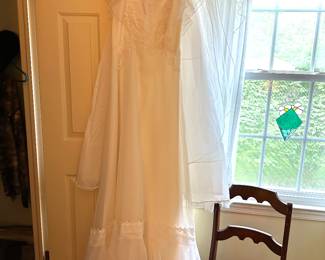 vintage wedding gown