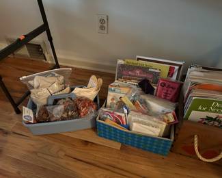 vintage sewing, quilting, and craft items