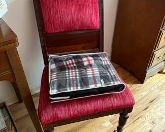 Antique Red Side Chair