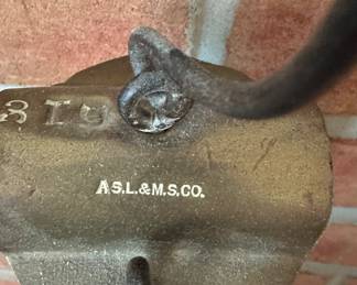 Antique miners Lamp A.S.L & M.S. Co