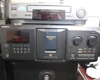 Sony 300 Cd Player & Sony Recorder 