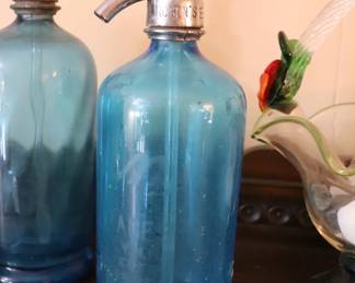 Antique Seltzer Water Bottles  