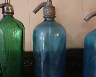 Antique Seltzer Water Bottles  