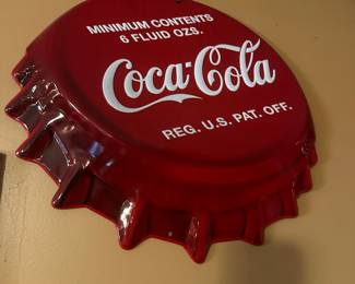 Coca Cola cap button 