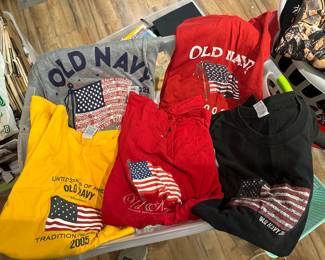 Old Navy flag shirts 