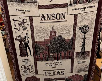 Anson Texas throw 