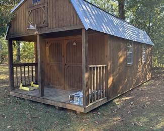 Nice 12' x 24' storage with 2 lofts one on each end