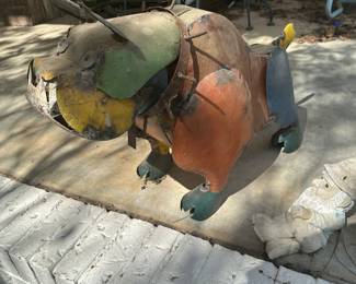 metal yard art figures 