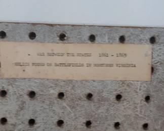 Assorted Civil War items