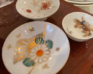 Vintage Asian Style Sauce Bowls 