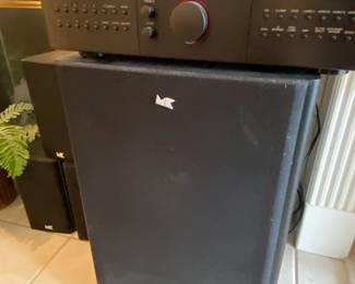 Rotel Sur-Round Sound Receiver RSX-972, Large MK Speakers System