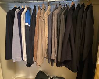 Men's Jackets by Faconnable, XXL, RoundTree & Yorke, XXL, Men's Suit by Nordstrom, Hart Schaffner Marx