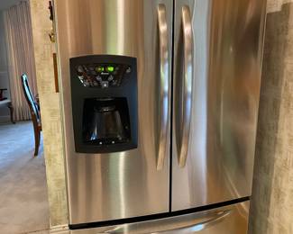 Amana, Stainless Refrigerator, with French Doors