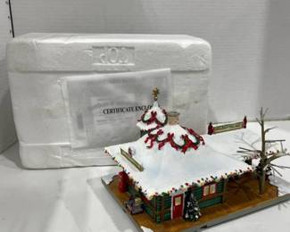 Coca-Cola Hawthorne Village Holiday Village Train Station with coa