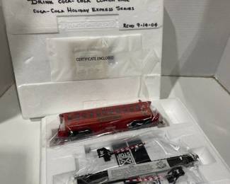Hawthorne Village Coca-Cola Coach Car with coa