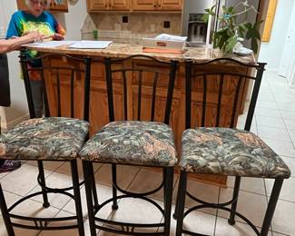 Upholstered bar stools