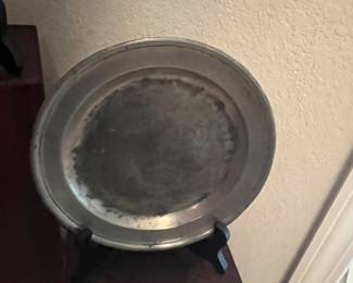 Pewter plate