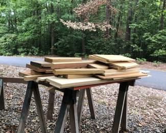 Pieces of lumber