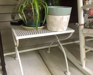 More plants and patio furniture 