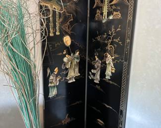 Asian Handpainted Room Panels