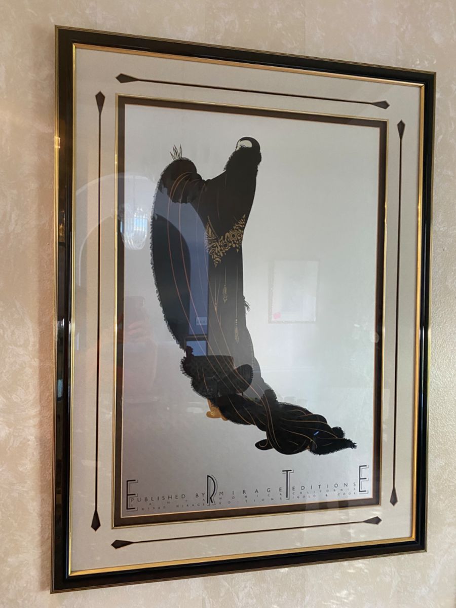 ERTE Signed Framed Art