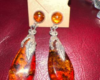Sterling Amber Jewelry 