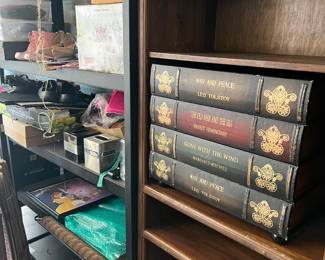 Metal shelf. Wooden shelf 