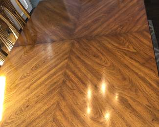 SOLD AS PRESALE:  HUNTLEY FURNITURE by THOMASVILLE BARDINI CHINA CABINET, BUFFET, TABLE W 2 LEAVES & 8 CHAIRS 