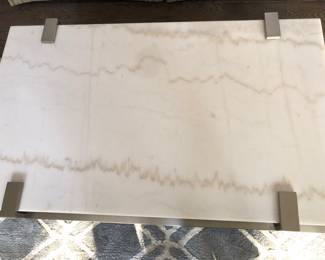 PRESALE: DongGuan Yushuo Furniture Metal & Marble Rectangular Cocktail Table $225