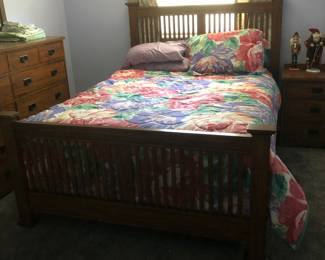 SOLD AS PRESALE: New  Intercon Oak Park Queen Bedroom Set, Still Available at Carol House SOLD 
