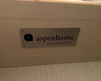 PRESALE: BRAND NEW ASPEN HOME QUEEN SLEIGH BED(with Storage Drawers), DRESSER W MIRROR, NIGHTSTAND. You can still buy this set at CAROL HOUSE.  Why pay $3,000 plus $268 sales tax? Our price $2,200 for the Set. Mattress sold separately $400.