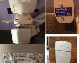 PRESALE: NEW 9/2022 BRUNO SRE 3050 Elan STAIR LIFT. Why pay over $3000 when our price LESS THAN 1/2? Our Price $1500. 