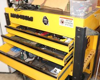 Yellow tools storage unit