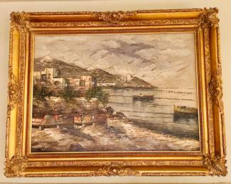 Oil painting signed Lauri