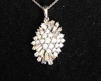 14k Diamond Necklace