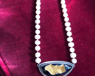 Sterling, Druzy and Pearls