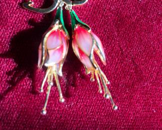 925 Plique a Jour Earrings