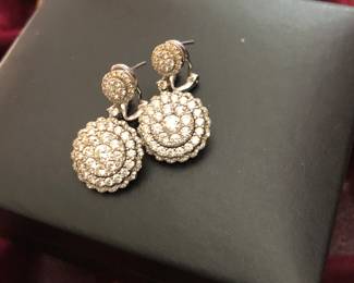 14k Diamond Earrings 