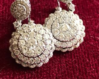 14K Diamond Earrings 