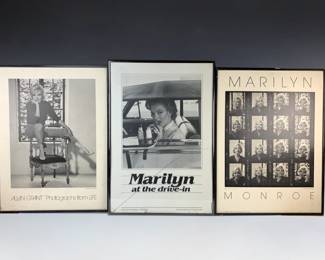Three Early Marilyn Monroe Posters