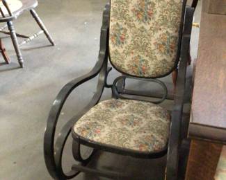 black bentwood rocker $60.